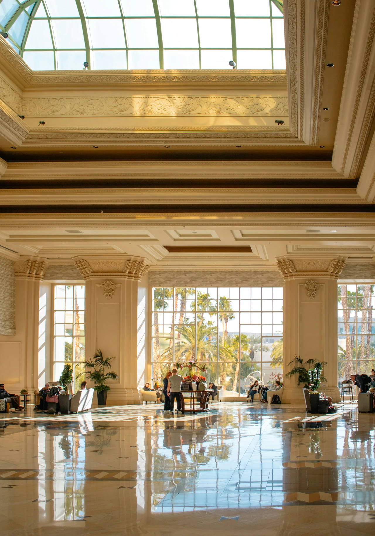 Private client hospitality and travel environment.